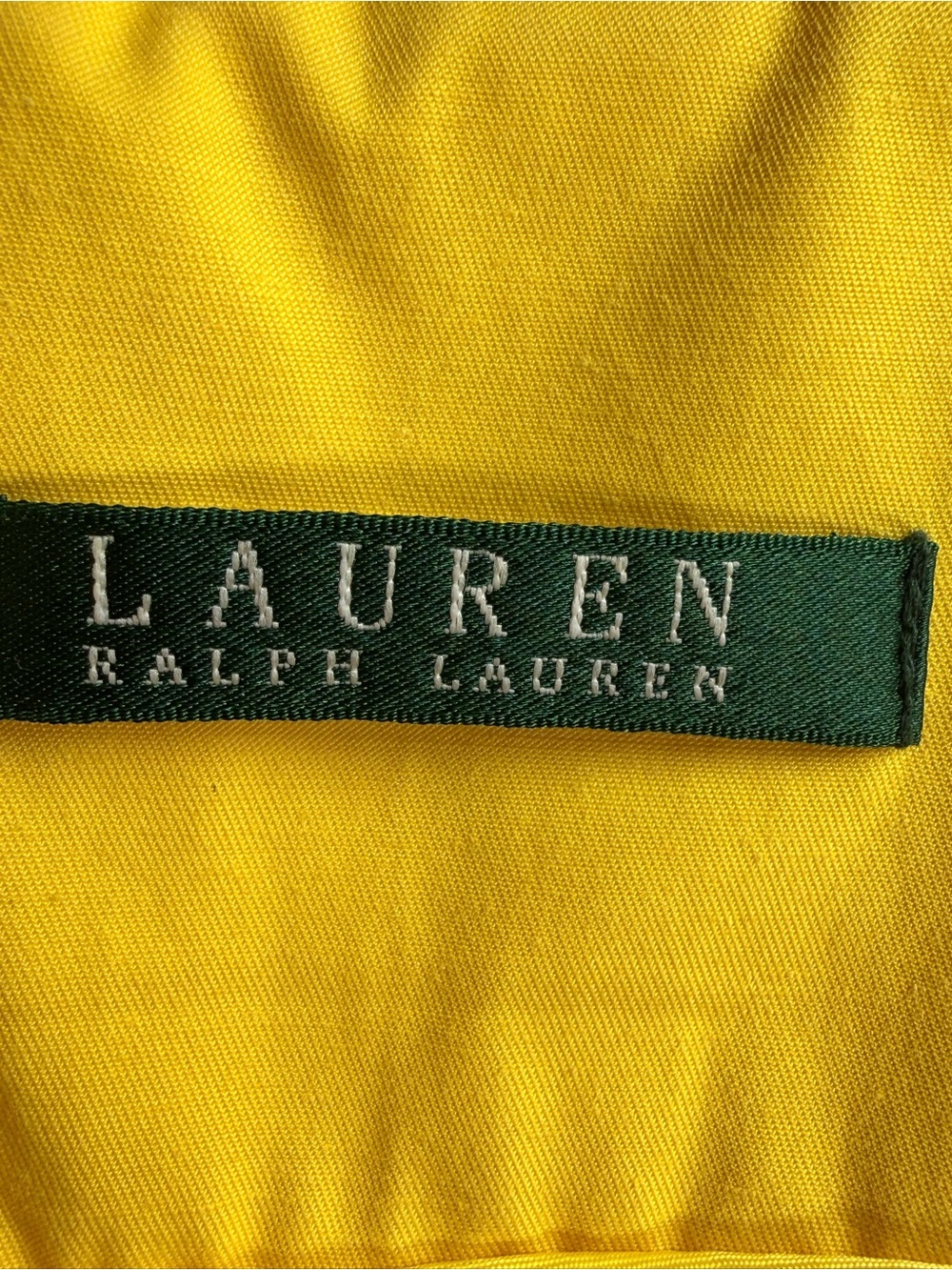 Lauren Ralph Lauren Yellow Trench Coat Jacket Size Small Cotton Blend l Raincoat - Picture 10 of 13